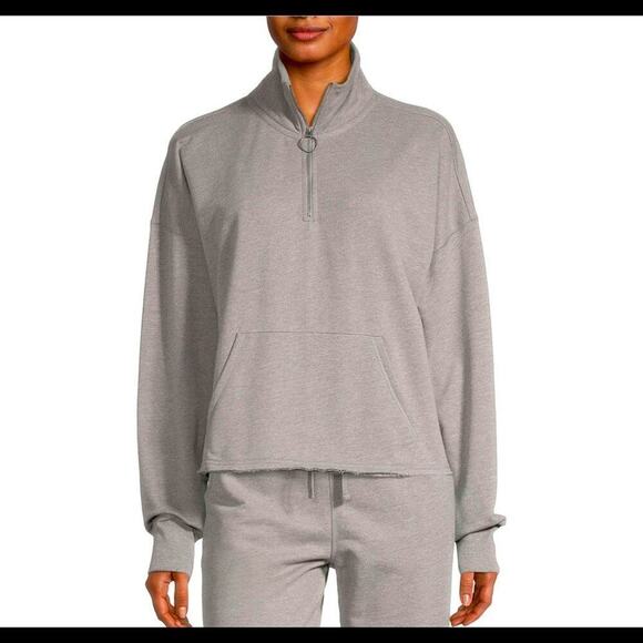 FLIRTITUDE ACTIVE gray SWEATSHIRT TOP size SM & XS - Picture 1 of 10